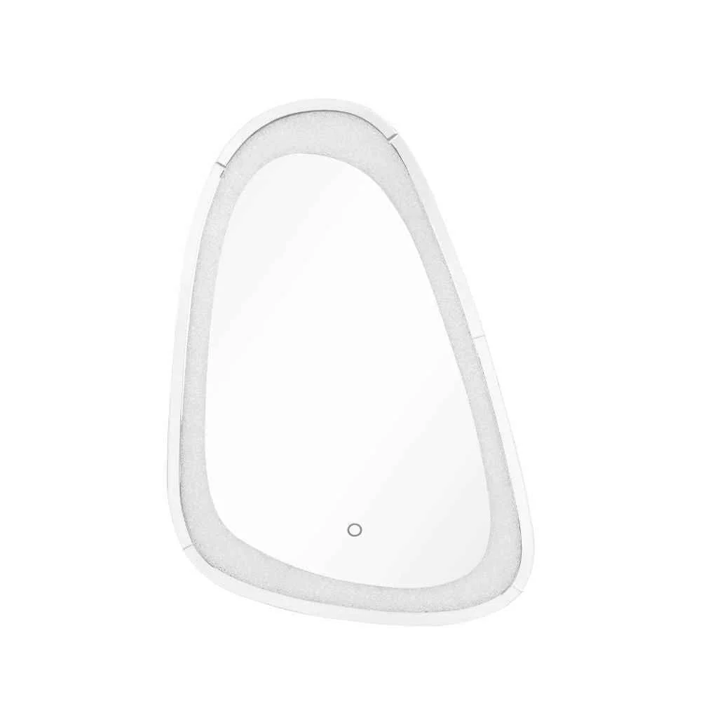 Proven Noralie – 46 quot Accent Mirror With LED – Mirrored amp Faux Diamonds Artisan