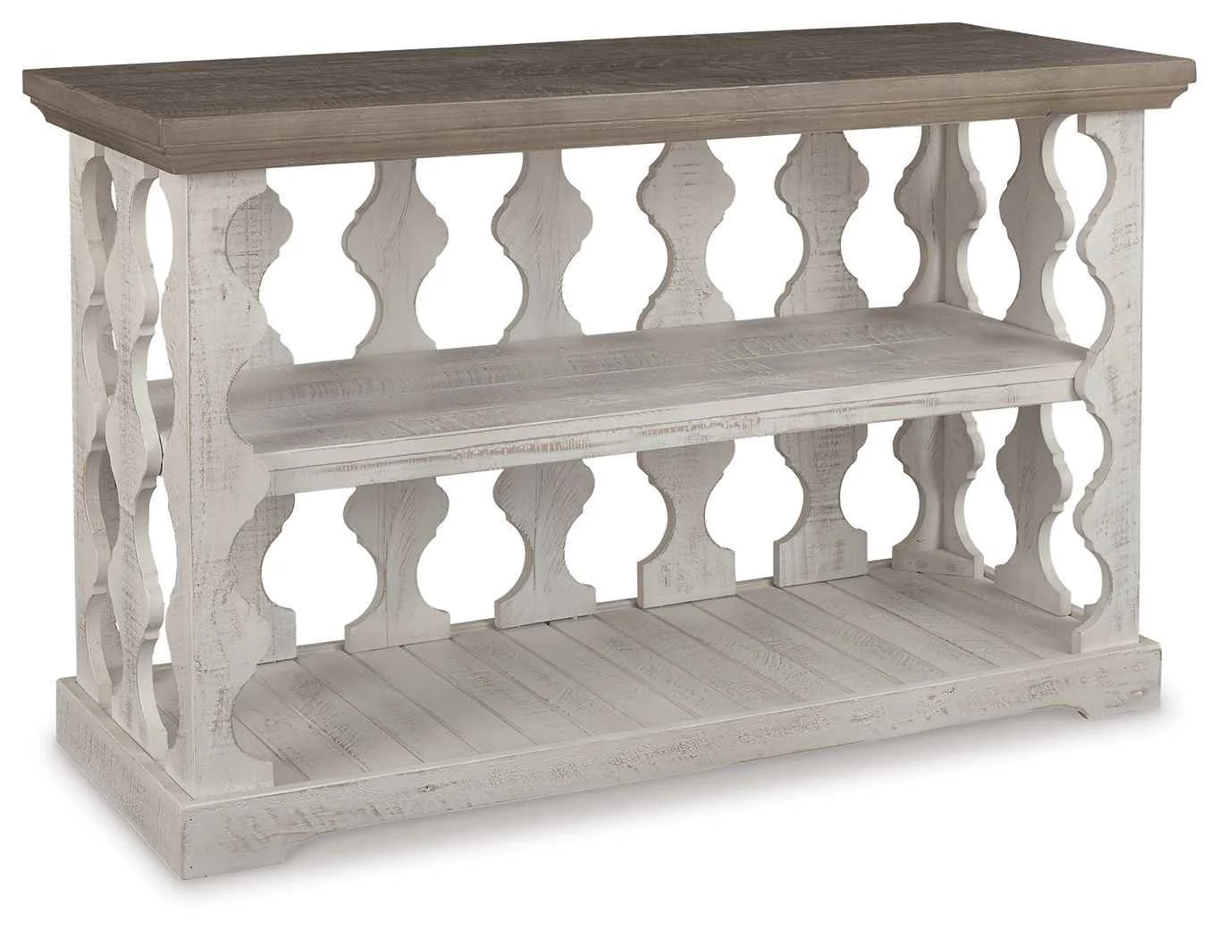 Consistent Havalance – Console Sofa Table – Gray White Secure