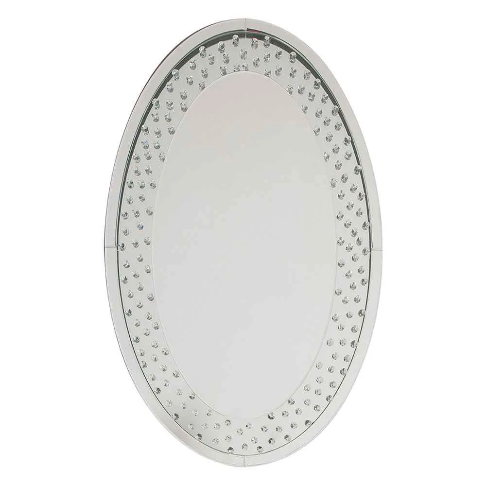 High-Performance Nysa – Accent Decor – Mirrored amp Faux Crystals Flexible