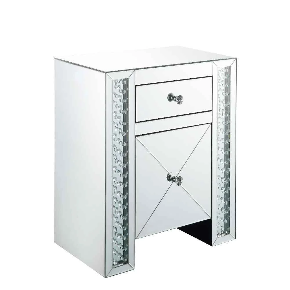 Comfortable Nysa – Accent Table – Faux Crystals Carefully Designed