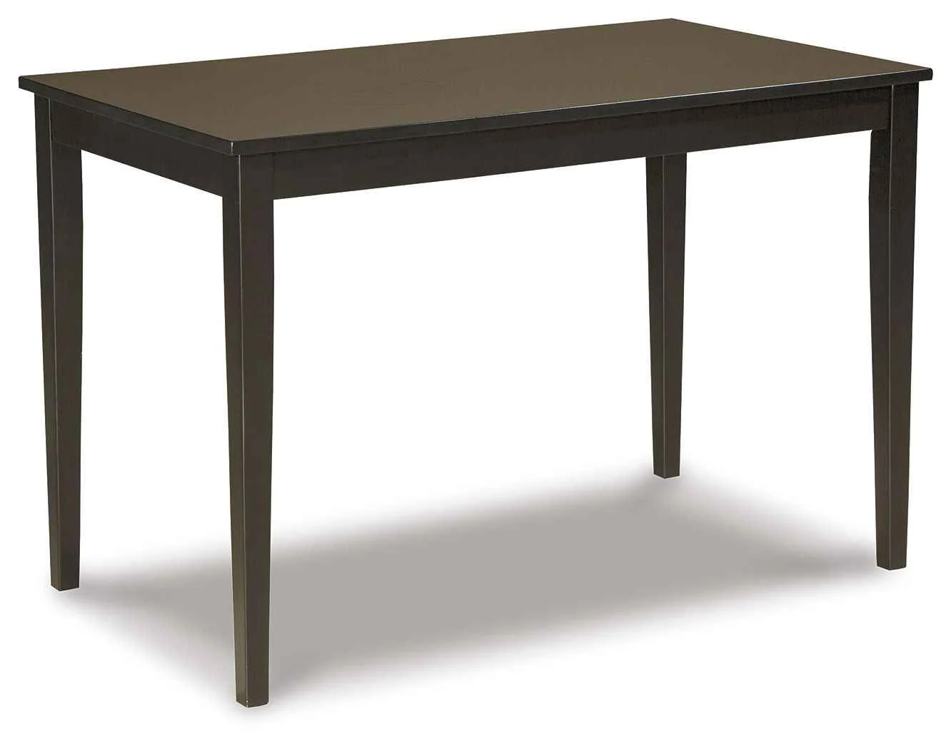 Excellent Kimonte – Rectangular Dining Room Table – Dark Brown Premium Material