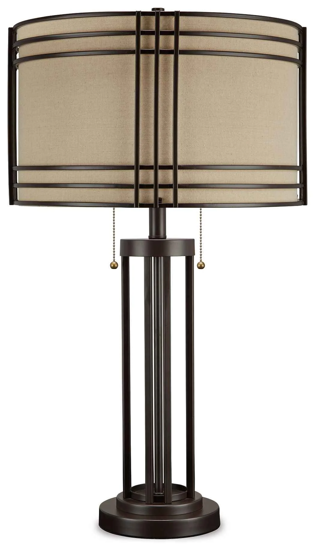Functional Hanswell – Metal Table Lamp – Dark Brown Trusted