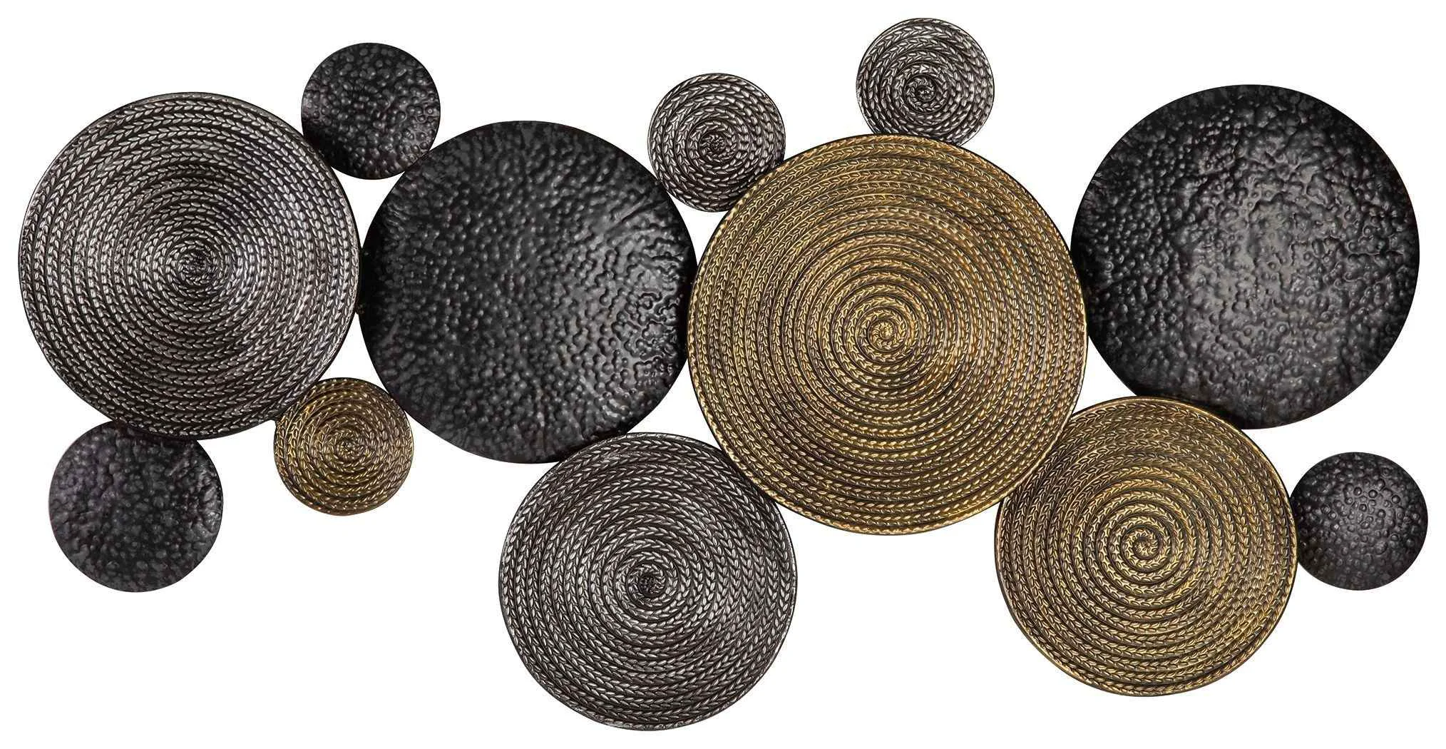 Original Emsley – Wall Decor – Metallic Black Gray Green