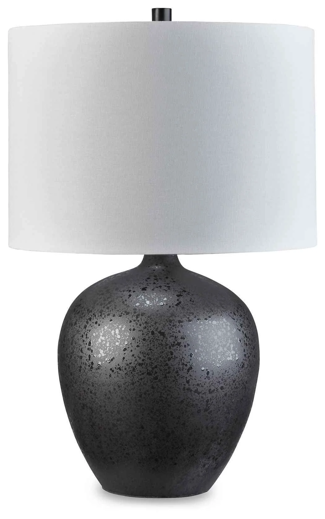 Premium Material Ladstow – Ceramic Table Lamp – Black Dependable