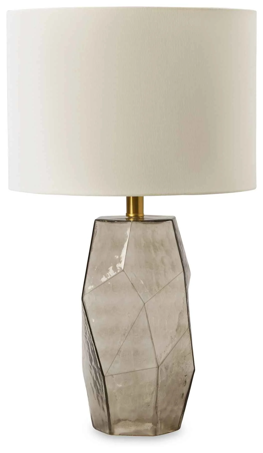 Minimalist Taylow – Glass Table Lamp – Gray Genuine