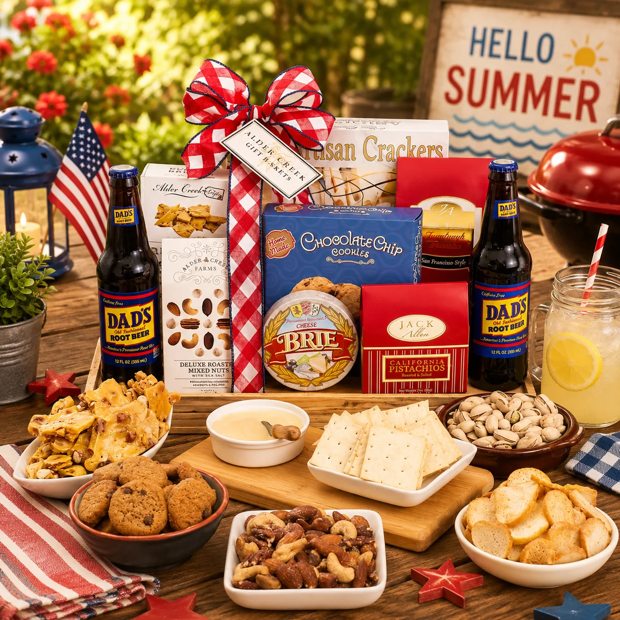 Selected Summer Celebrations Charcuterie Cutting Board Gift Set Excellent