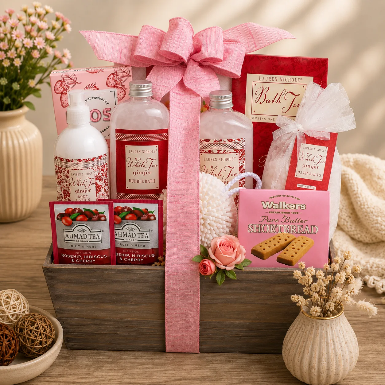 Trendy Tea amp Tranquility Spa Gift Basket Original Design