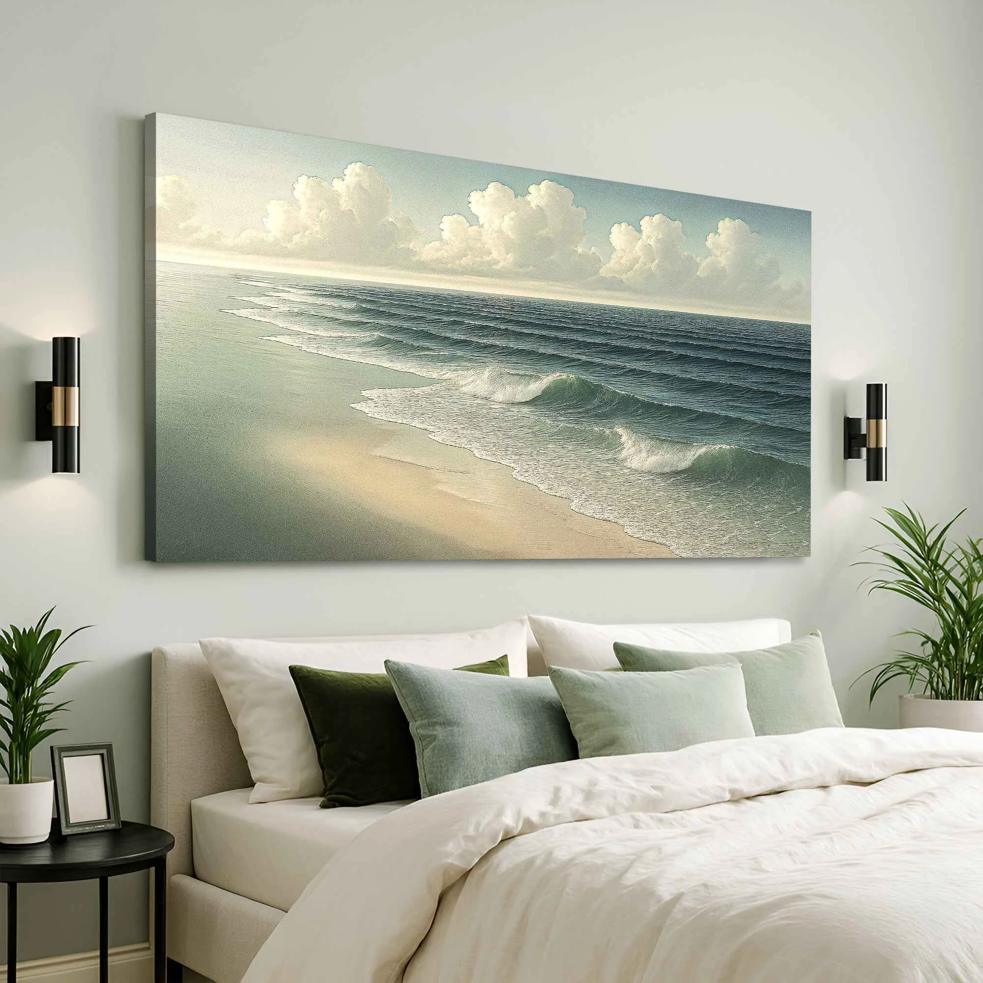User-Friendly Beach Shoreline Coastal Wall Art VI Detailed