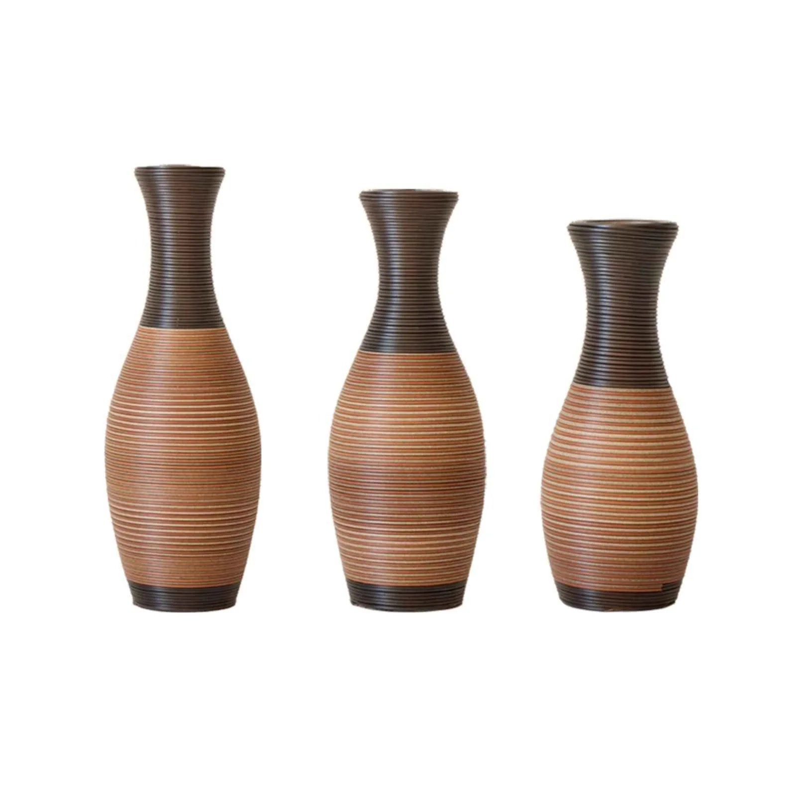 Responsible Designer Floor Vases Large Vases For Home Decor Flooring Set of 3 Practical