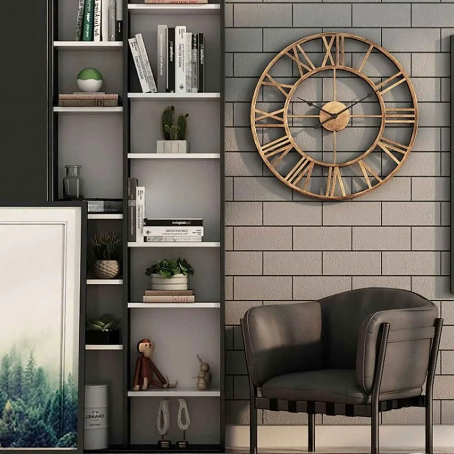 Certified Wall Clock – Silent Metal Roman 12-Inch Original Design