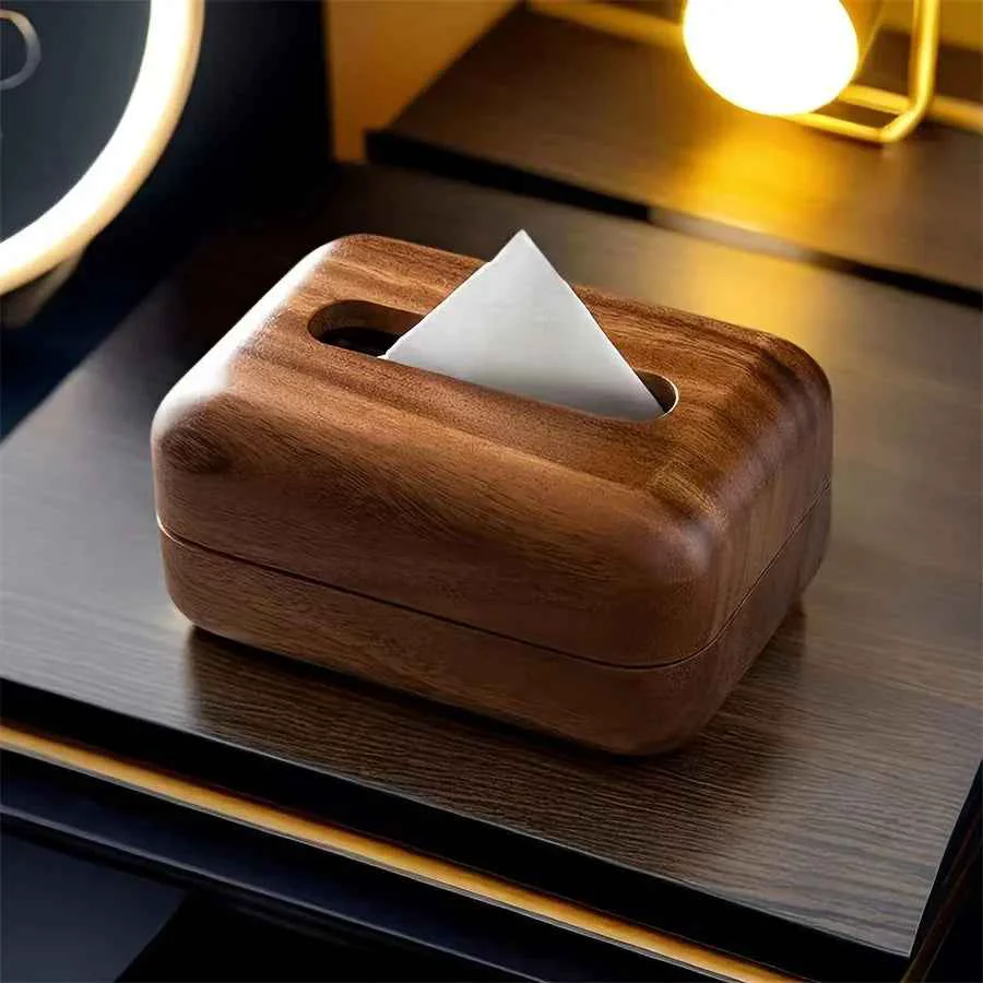 Powerful Tissue Box – Handcrafted Wooden with Lid Carefully Designed
