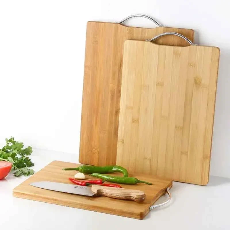 Verified Cutting Board – Thickened Bamboo Large Rectangular Natural