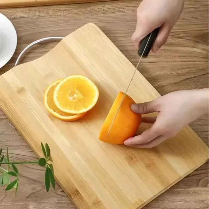 Elegant Extra-Large Non-Slip Bamboo Chopping Board Unique
