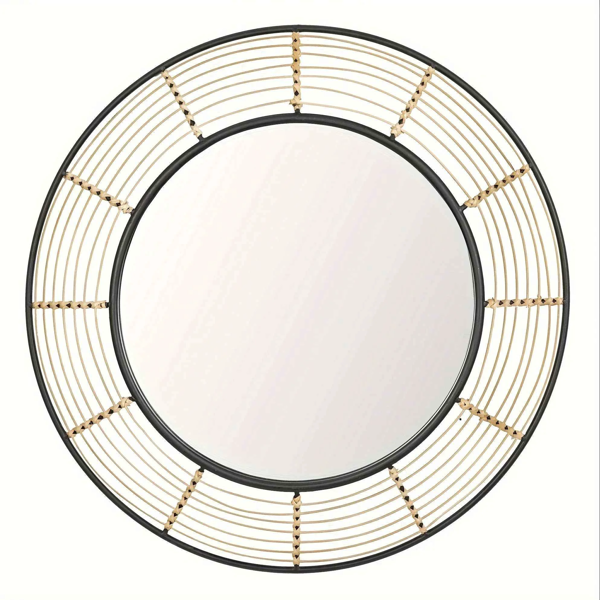 High-Quality Wall Mirror – Rattan Large Round Outstanding