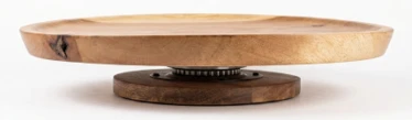 Relaxed House of Avana Mango Wood Lazy Susan Turntable Selected