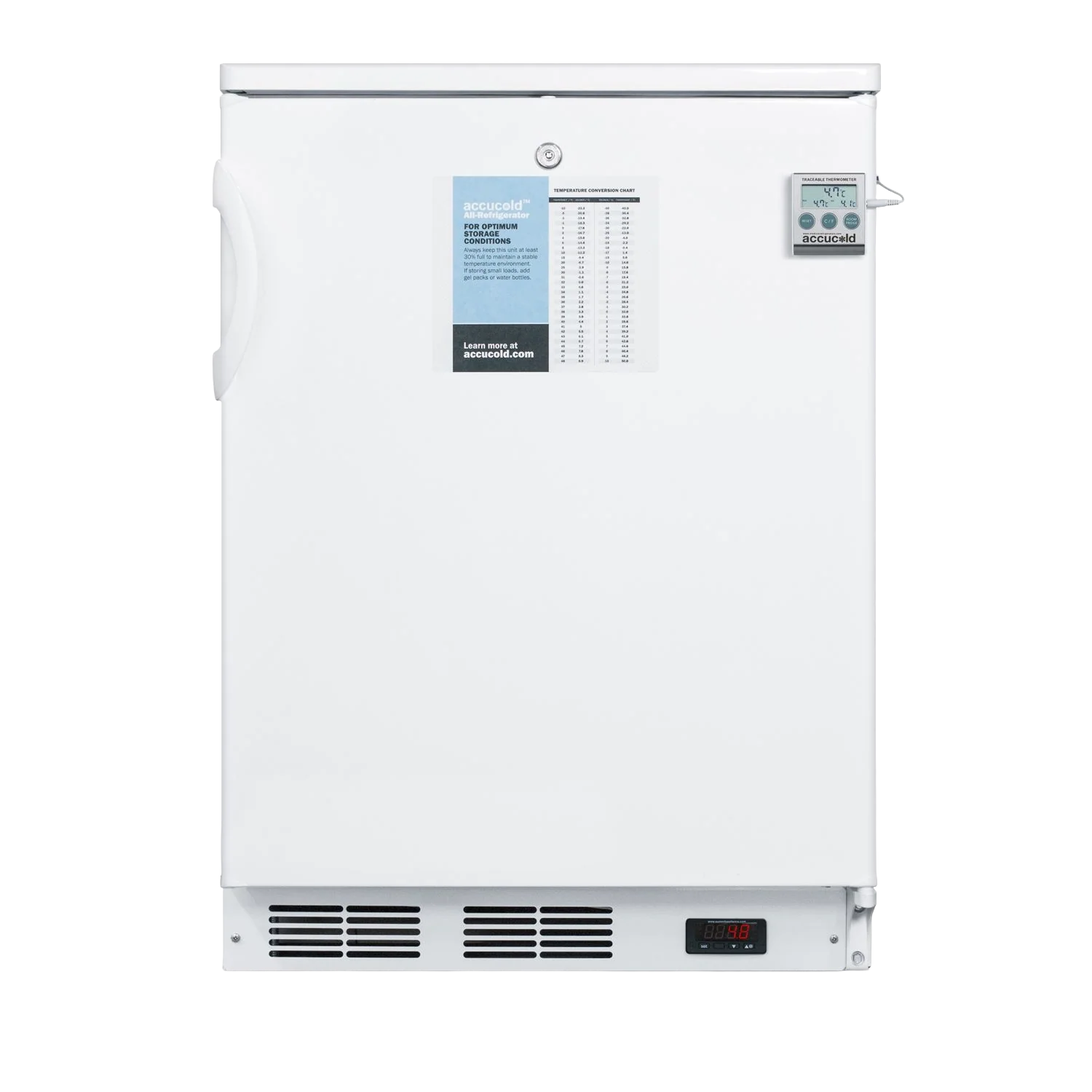Solid 24 Wide All-Refrigerator ADA Compliant Lightweight