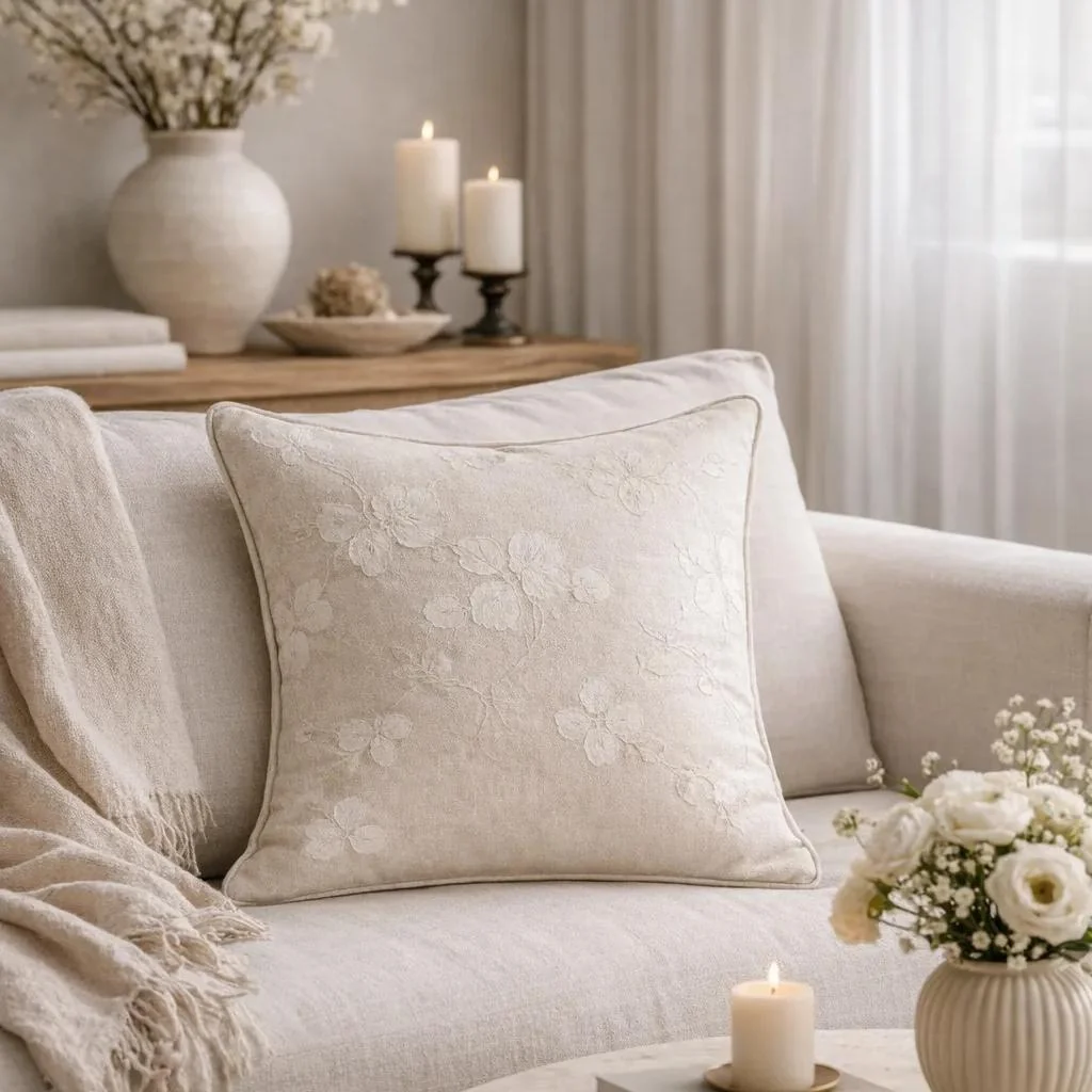 Effective Atelier Botanica Jacquard Pillow Cover-18inx18in Selected