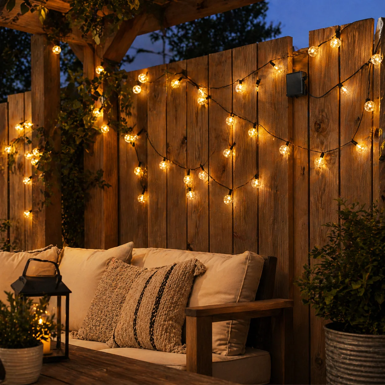 Functional Warm White Globe String Lights Battery Operated -10m 80 Lights Responsible