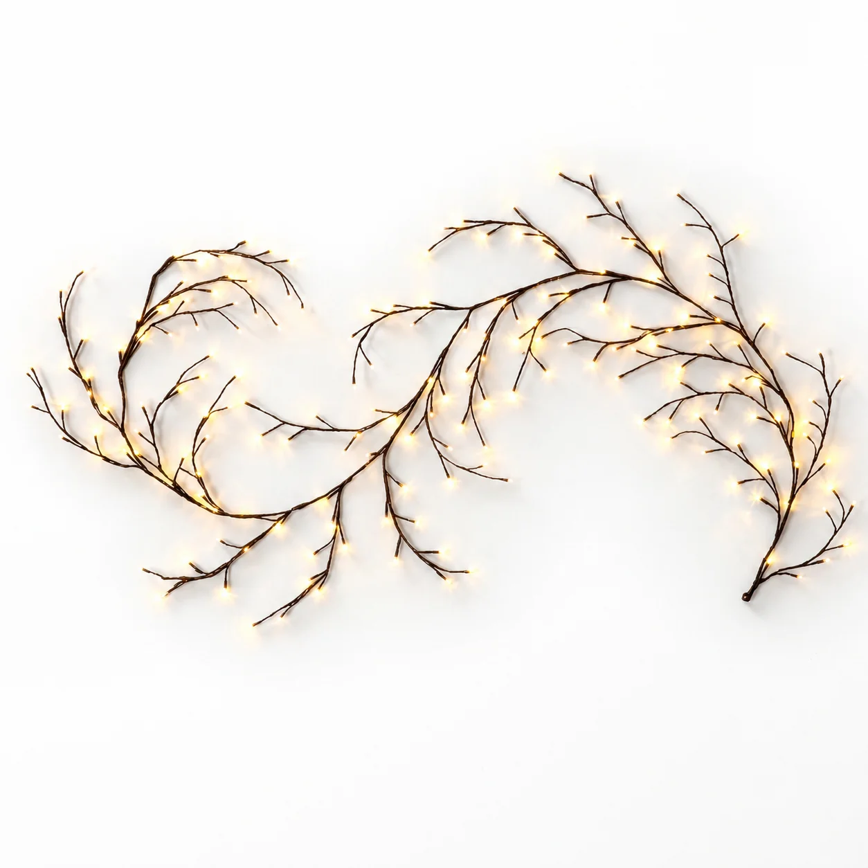 Dependable 96-LED USB Branch Fairy Lights 1.8m Warm Glow Reusable