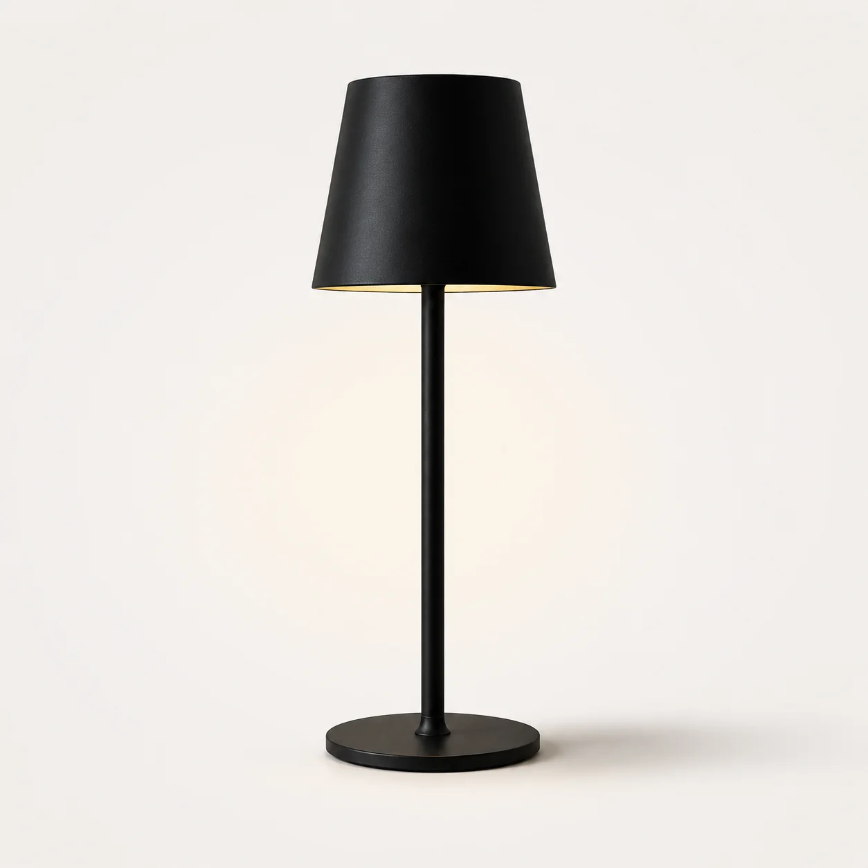 High-End Modern Shade Touch Dimmable Table Lamp-Sculptural Metal Accent Classic