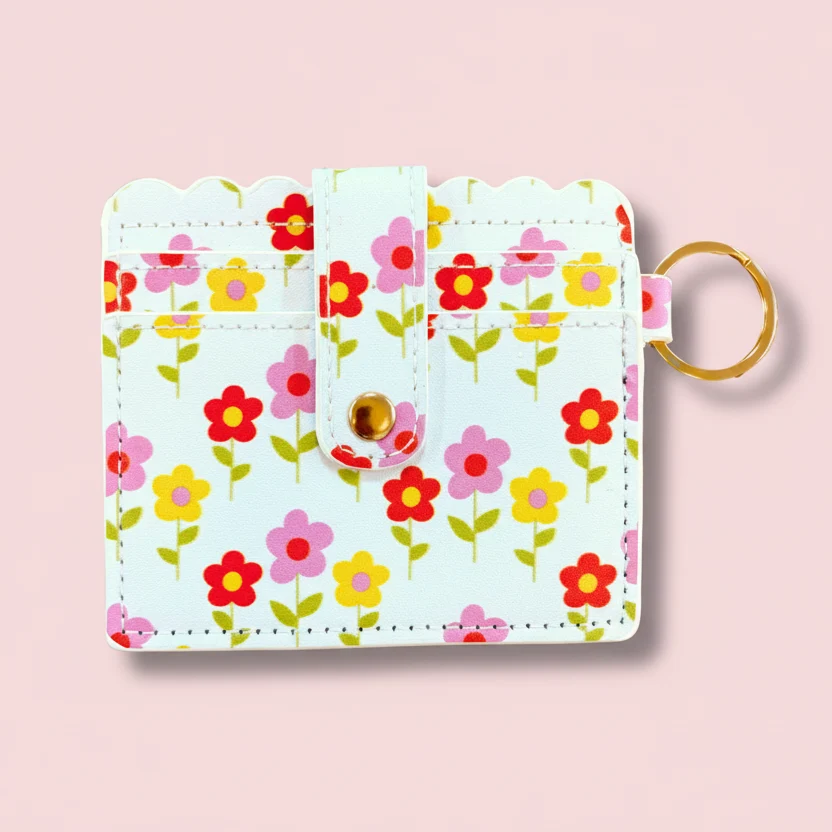 Detailed Keychain Wallet – Mod Floral Professional