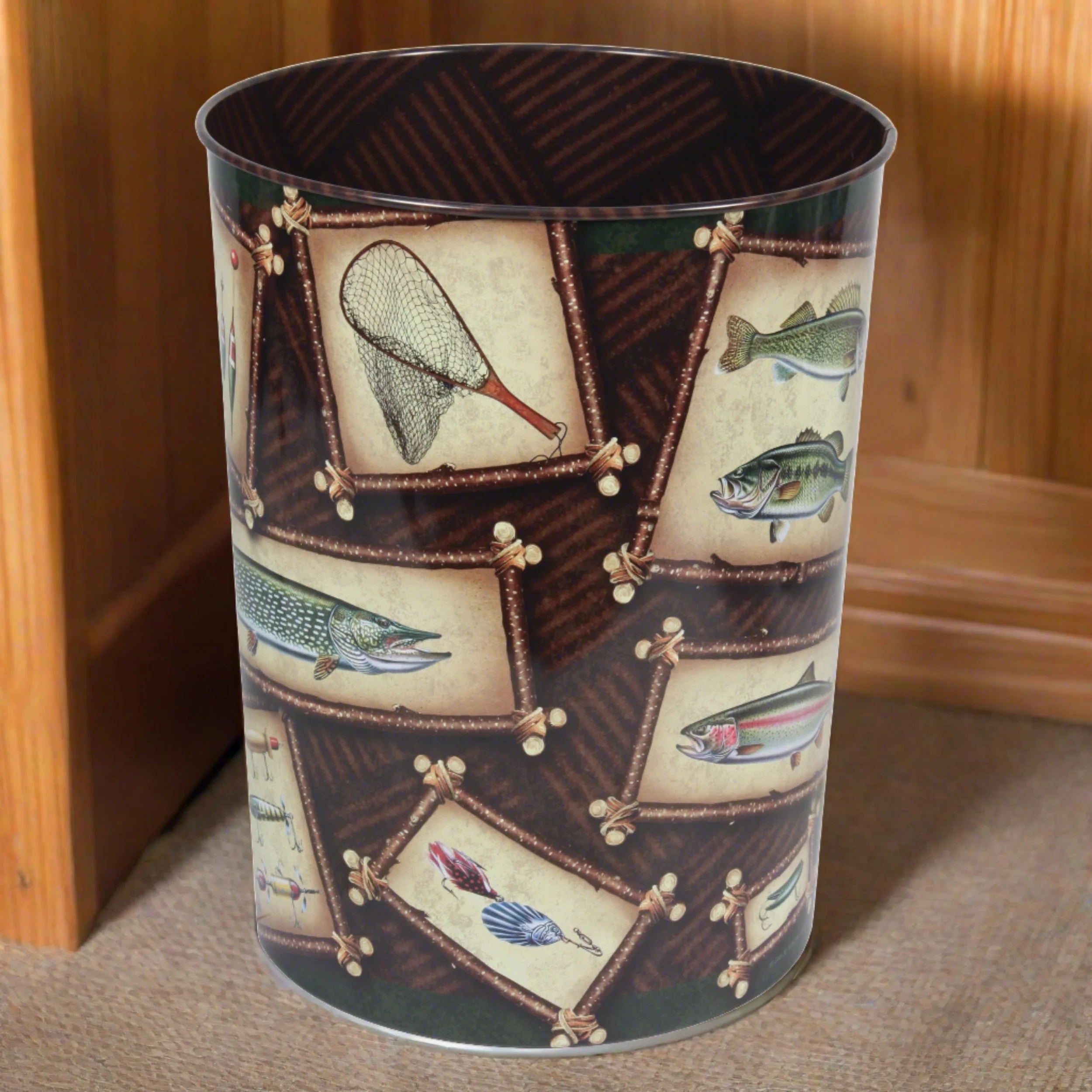 Fast Waste Basket-Fishing Theme Smooth