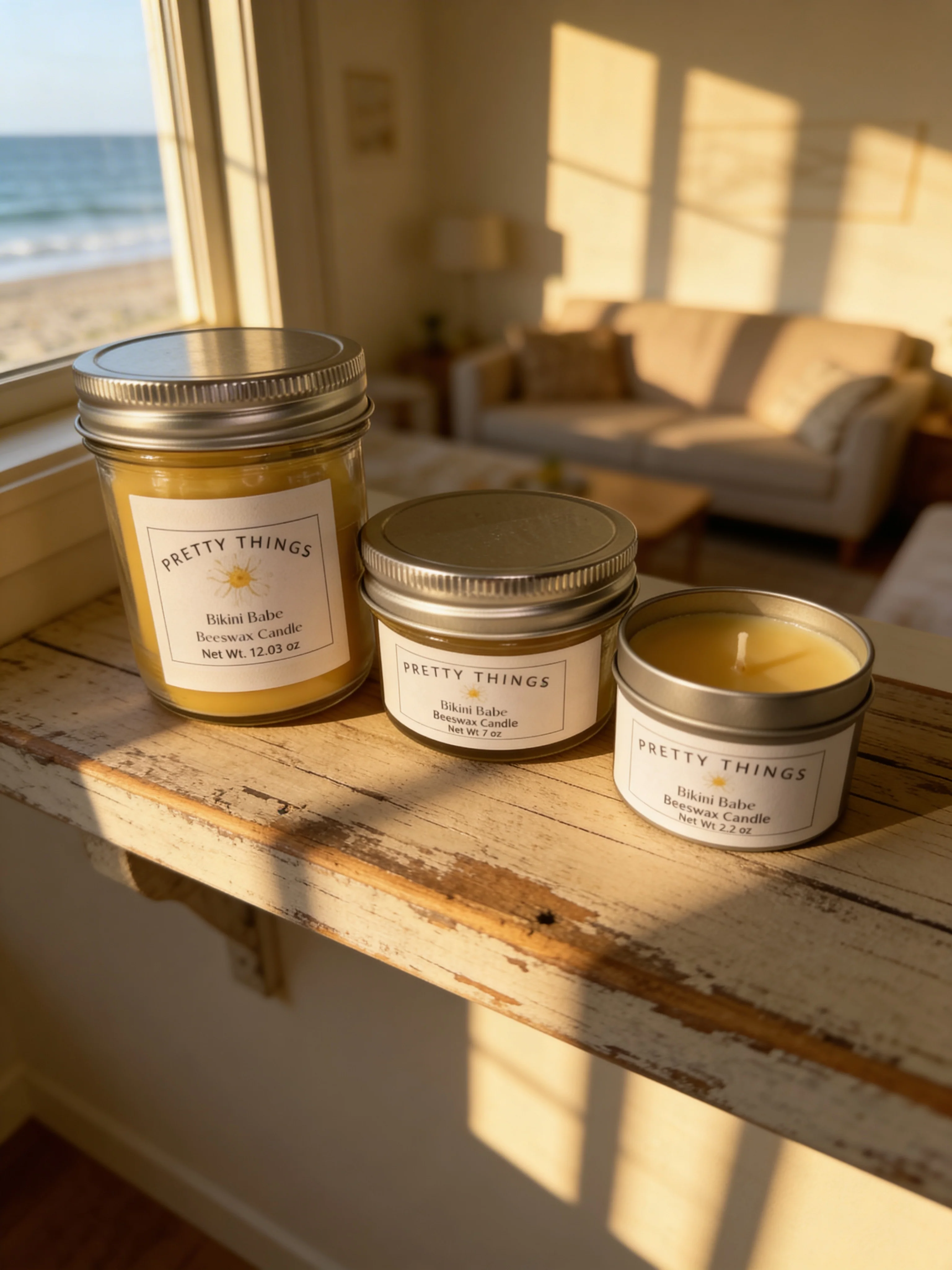 Fast Bikini Babe Beeswax Candle Healthy