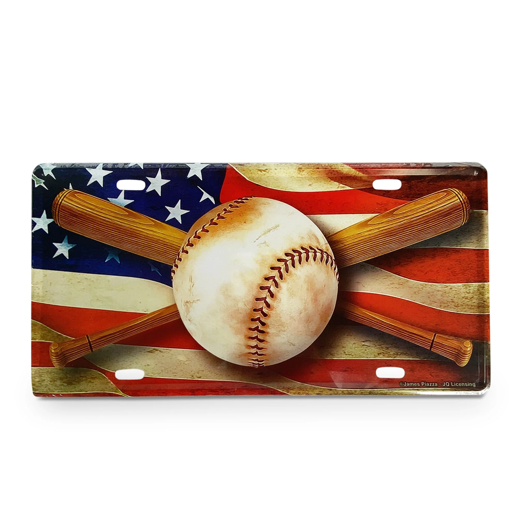 Flexible Vanity License Plate 12in x 6in-American Baseball Environmentally Friendly