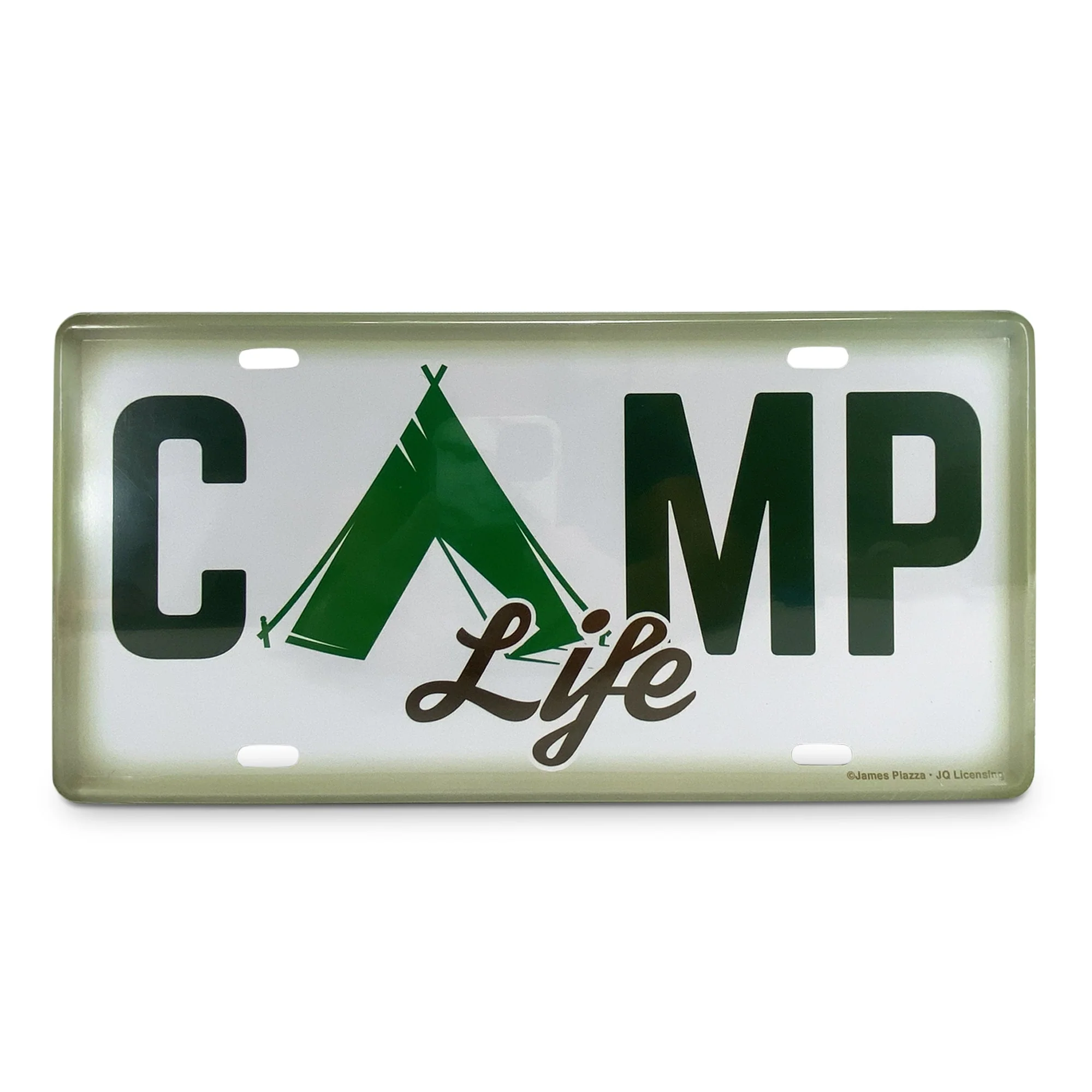 Refined Vanity License Plate 12in x 6in-Camp Life World-Class