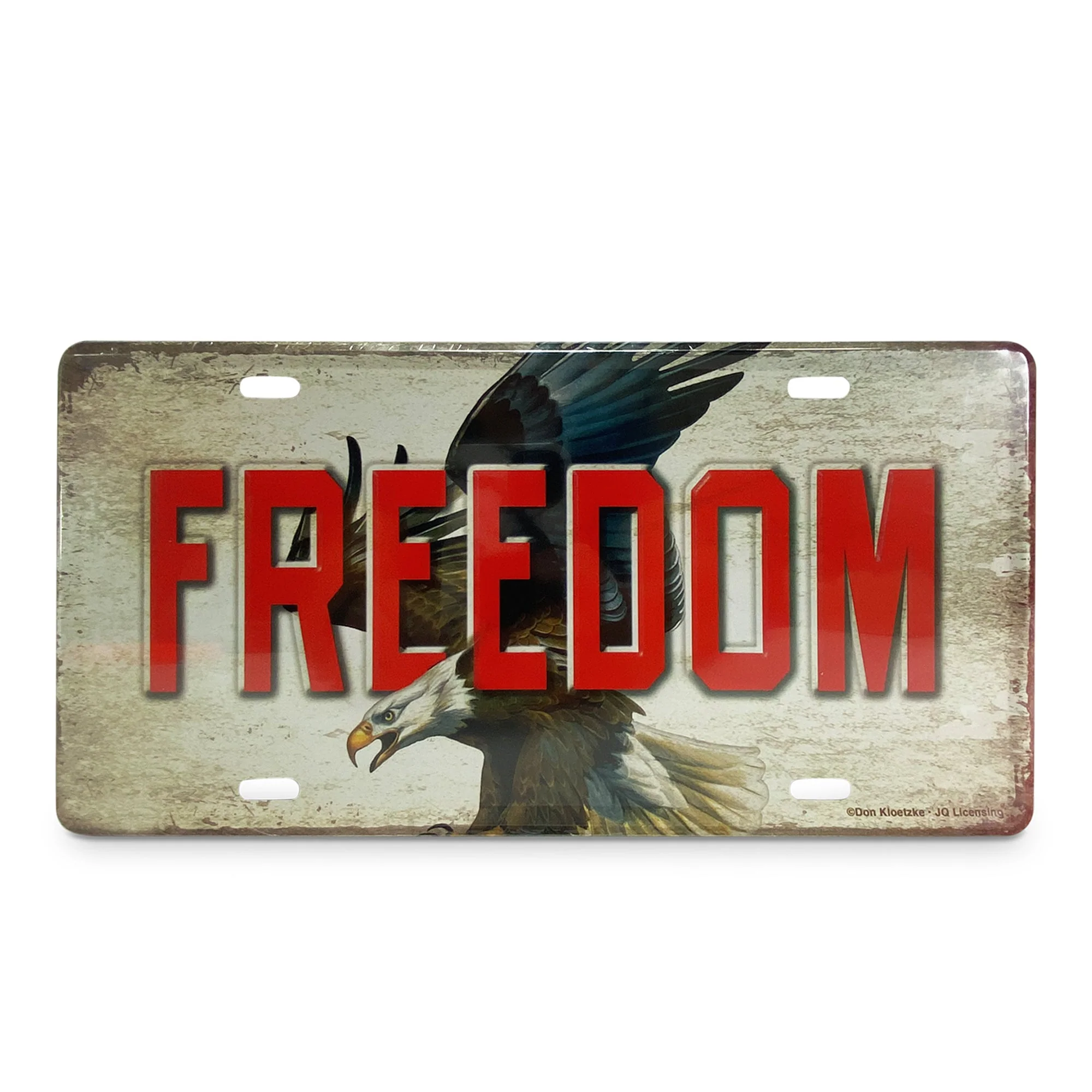 Pure Vanity License Plate 12in x 6in-Eagle dom Fast