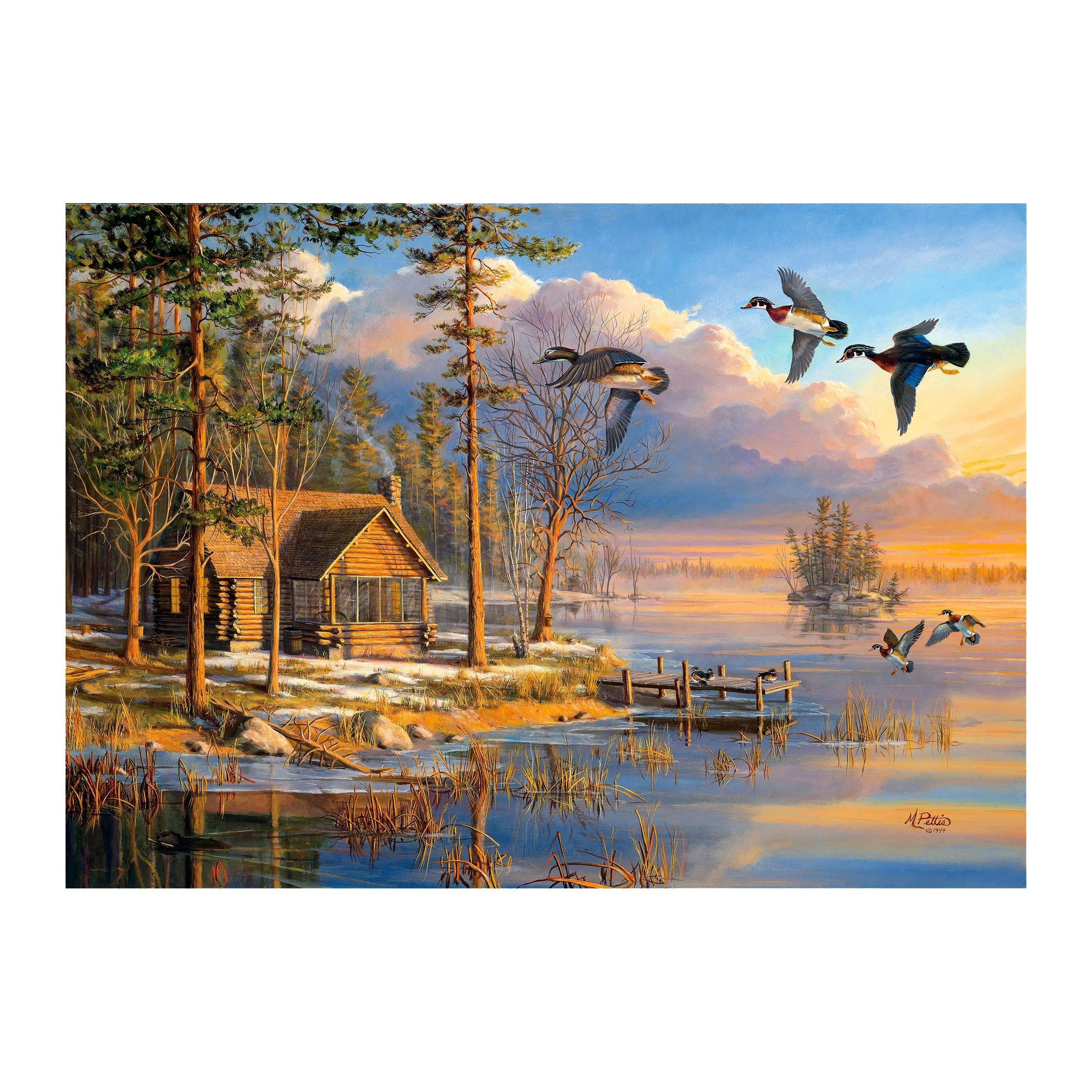 Fine Crafted Puzzle in Tin 1000-Piece-Spring Arrivals Relaxed