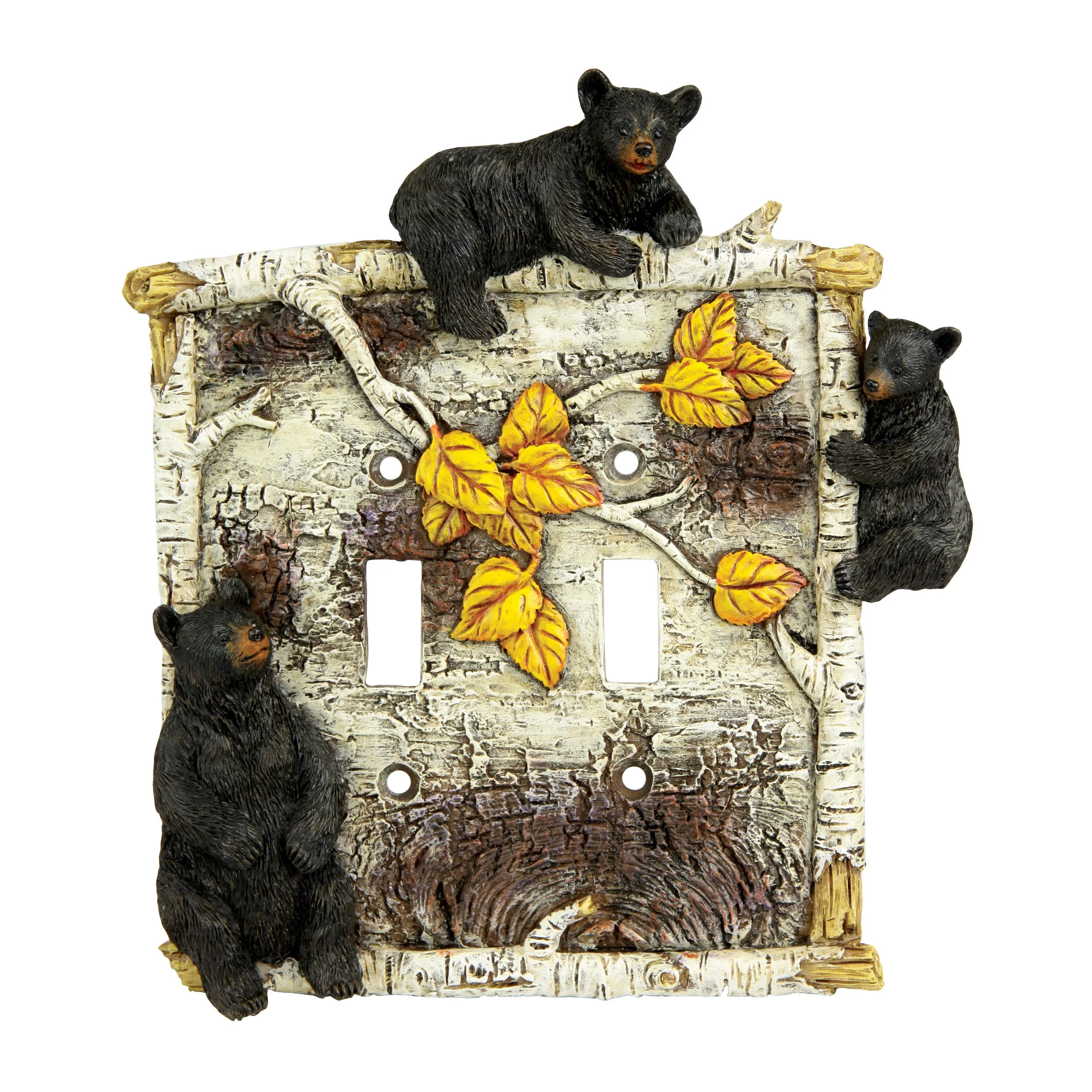 Original Electrical Cover Plate Double Switch-Birch Bear Innovative