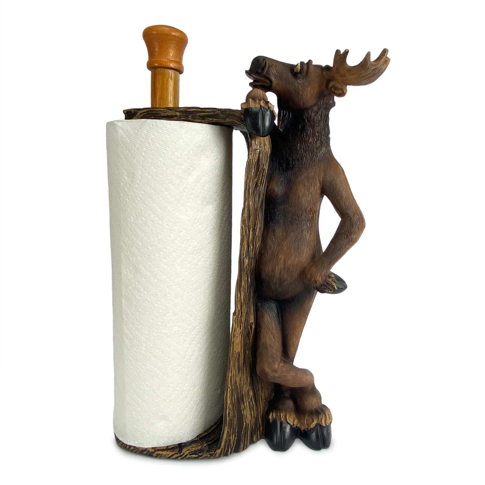 Crafted Paper Towel Holder-Moose Functional