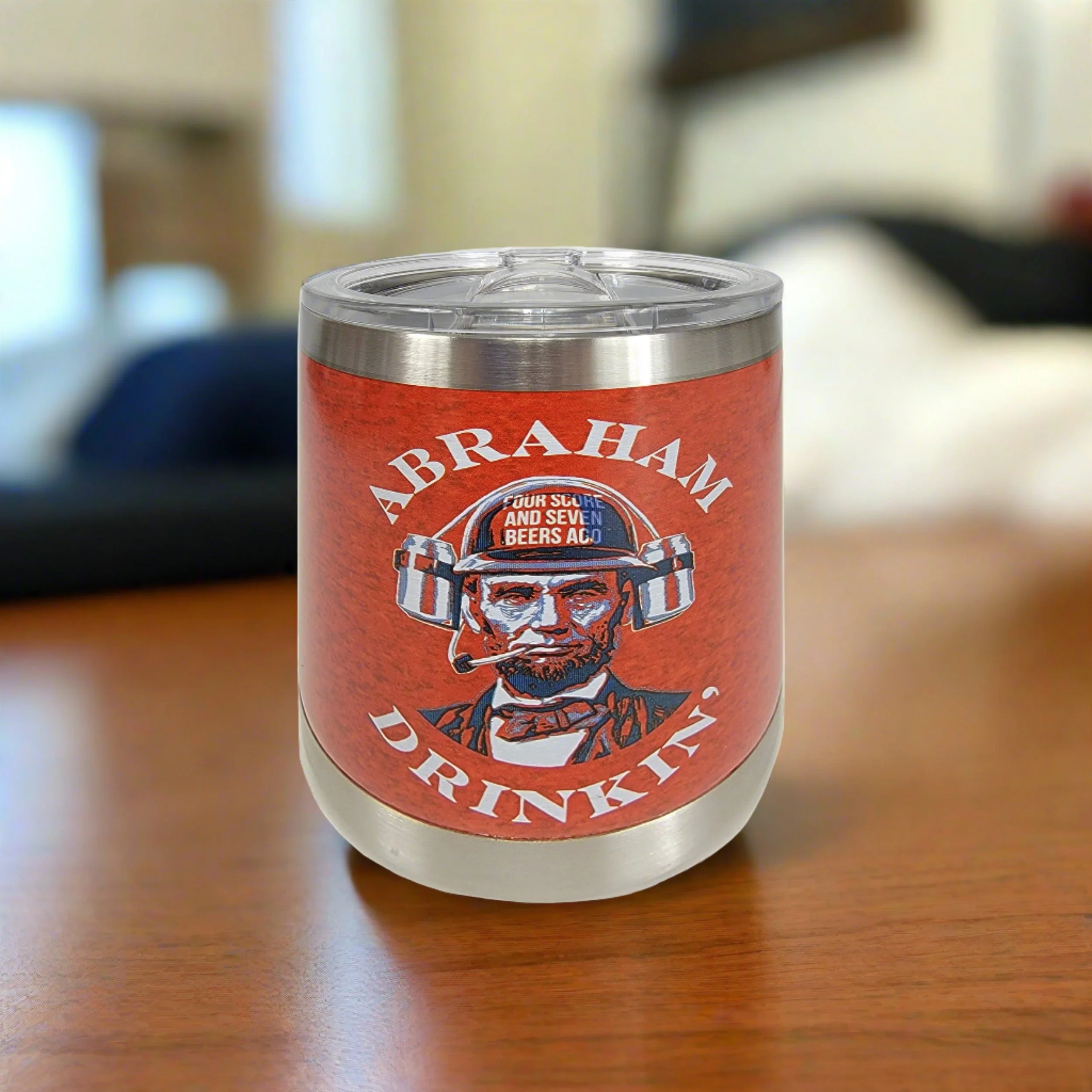 Enhanced Tumbler 10oz-Abraham Drinkin Stylish