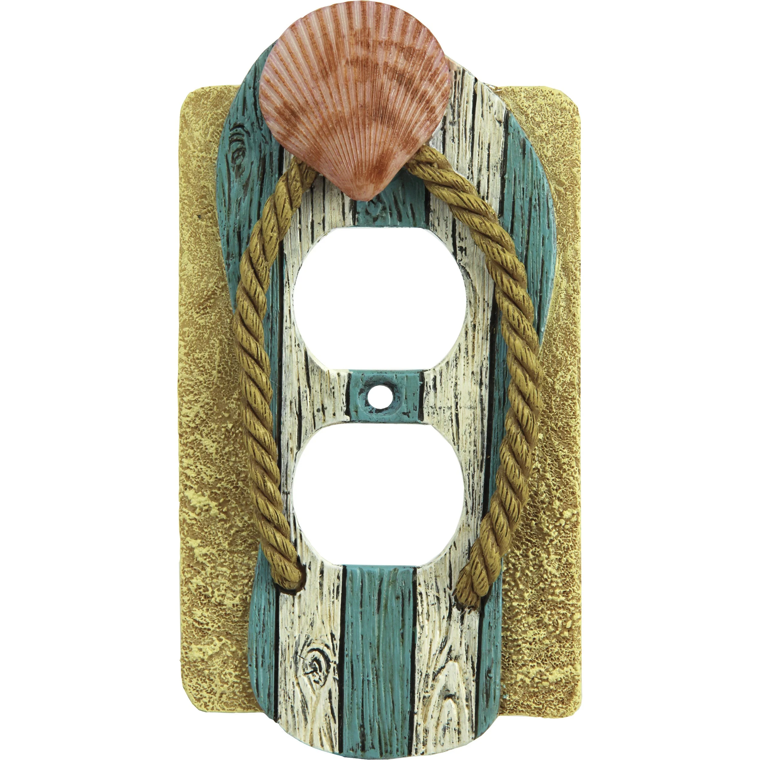 Selected Electrical Cover Plate Single Receptacle-Beach Specialty