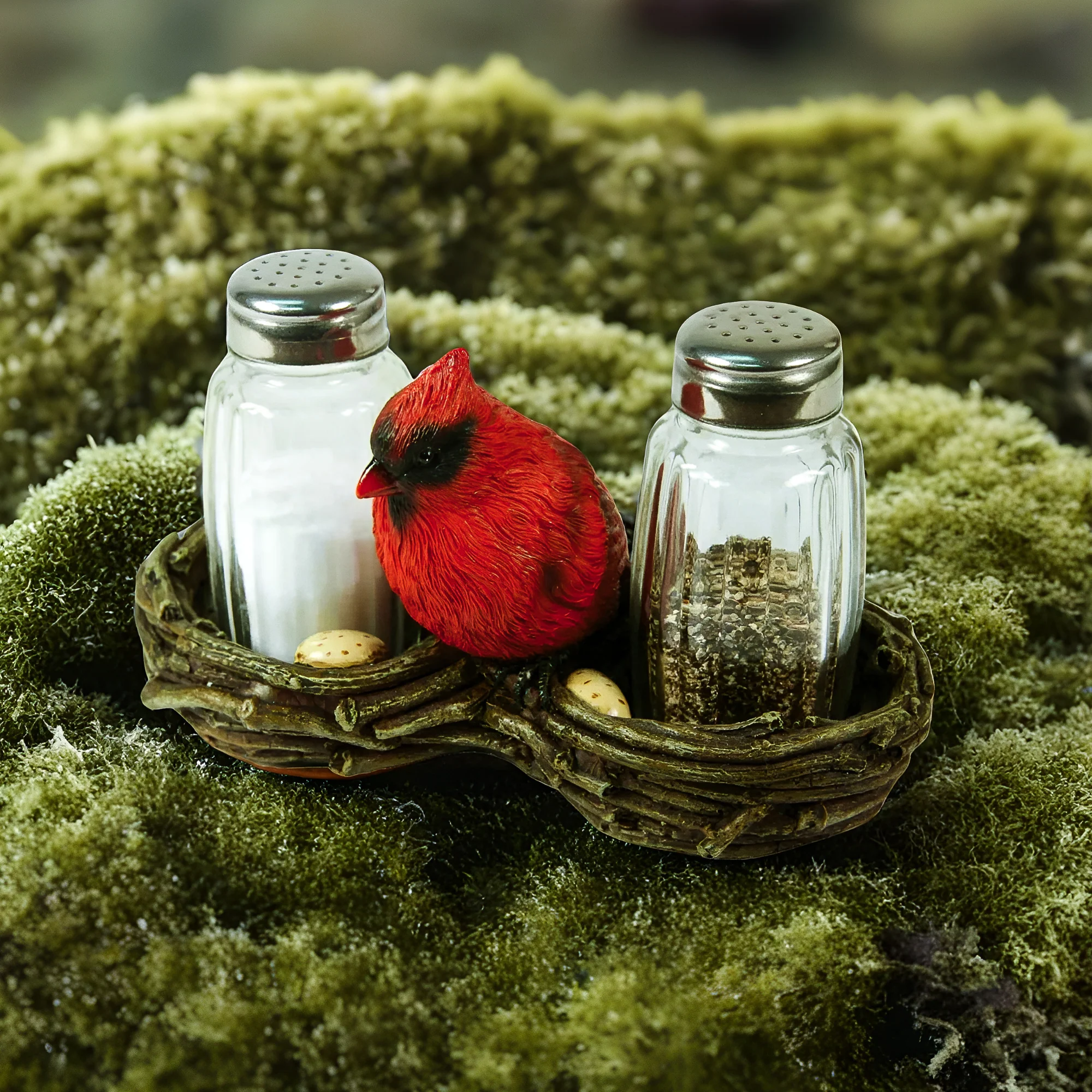 Artisan Salt and Pepper Shakers-Cardinal Organic