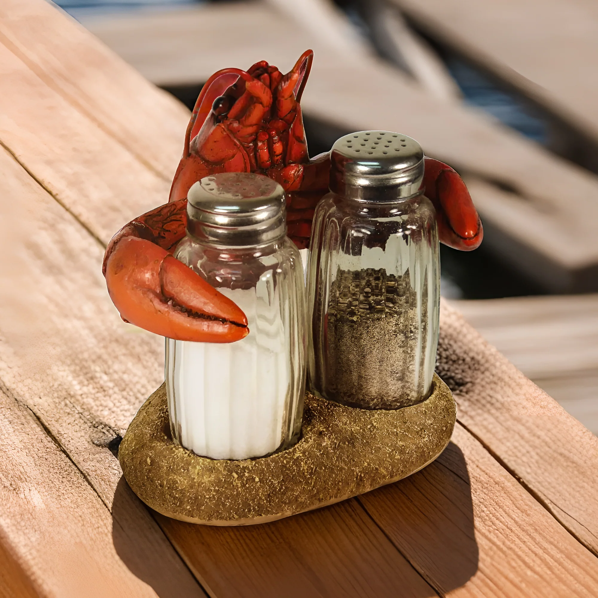 Unique Salt and Pepper Shakers-Crawfish Optimized