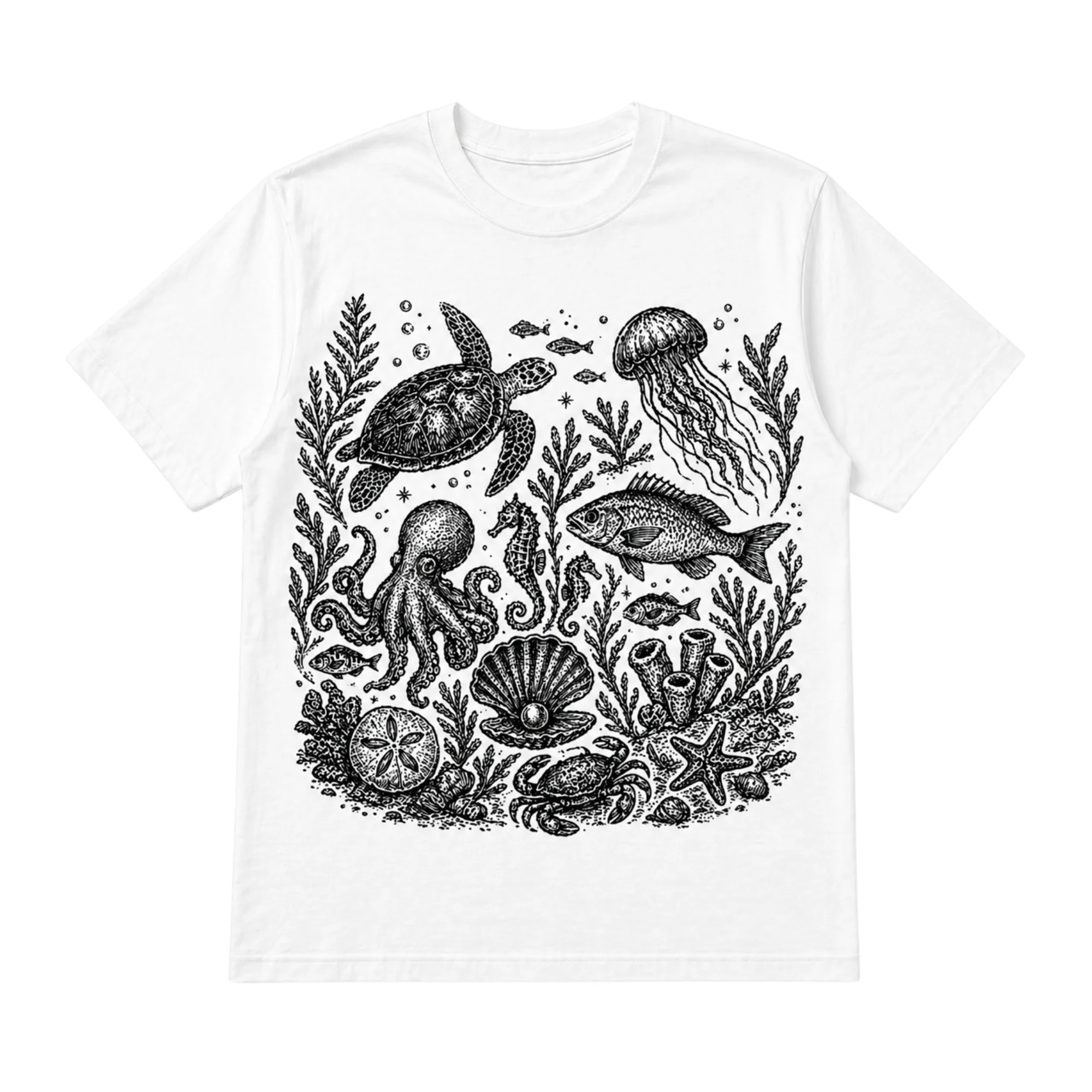 Outstanding T-Shirt – Nature Eco – Aquatic Solid