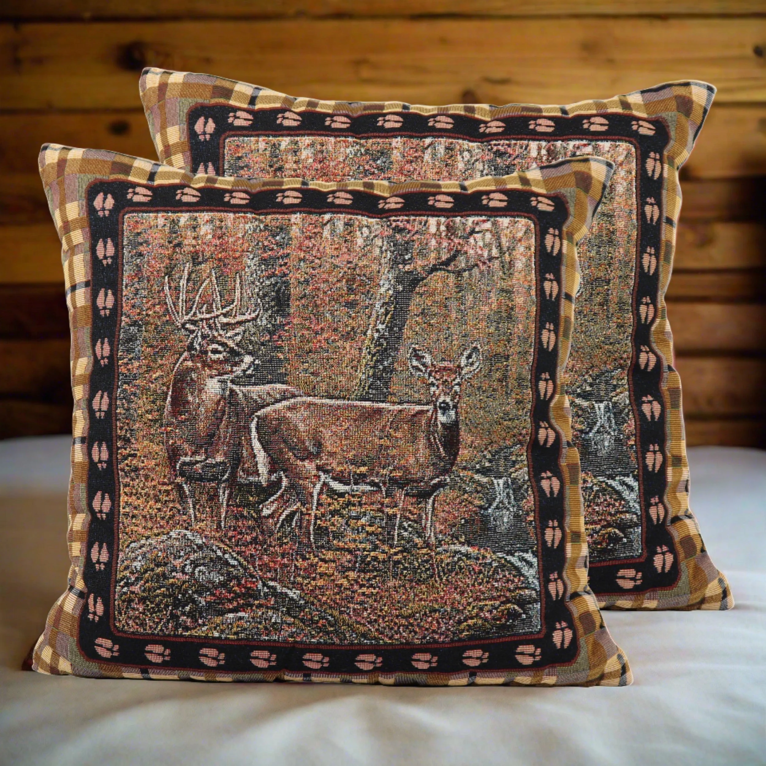 Innovative Tapestry Pillow 18in 2pk-Deer Traditional