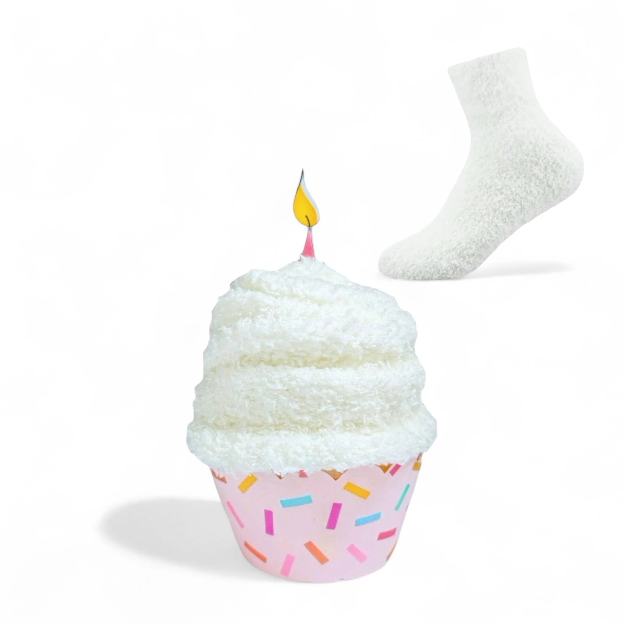 Premium Cozy Cupcake Socks - Candle Topper Powerful
