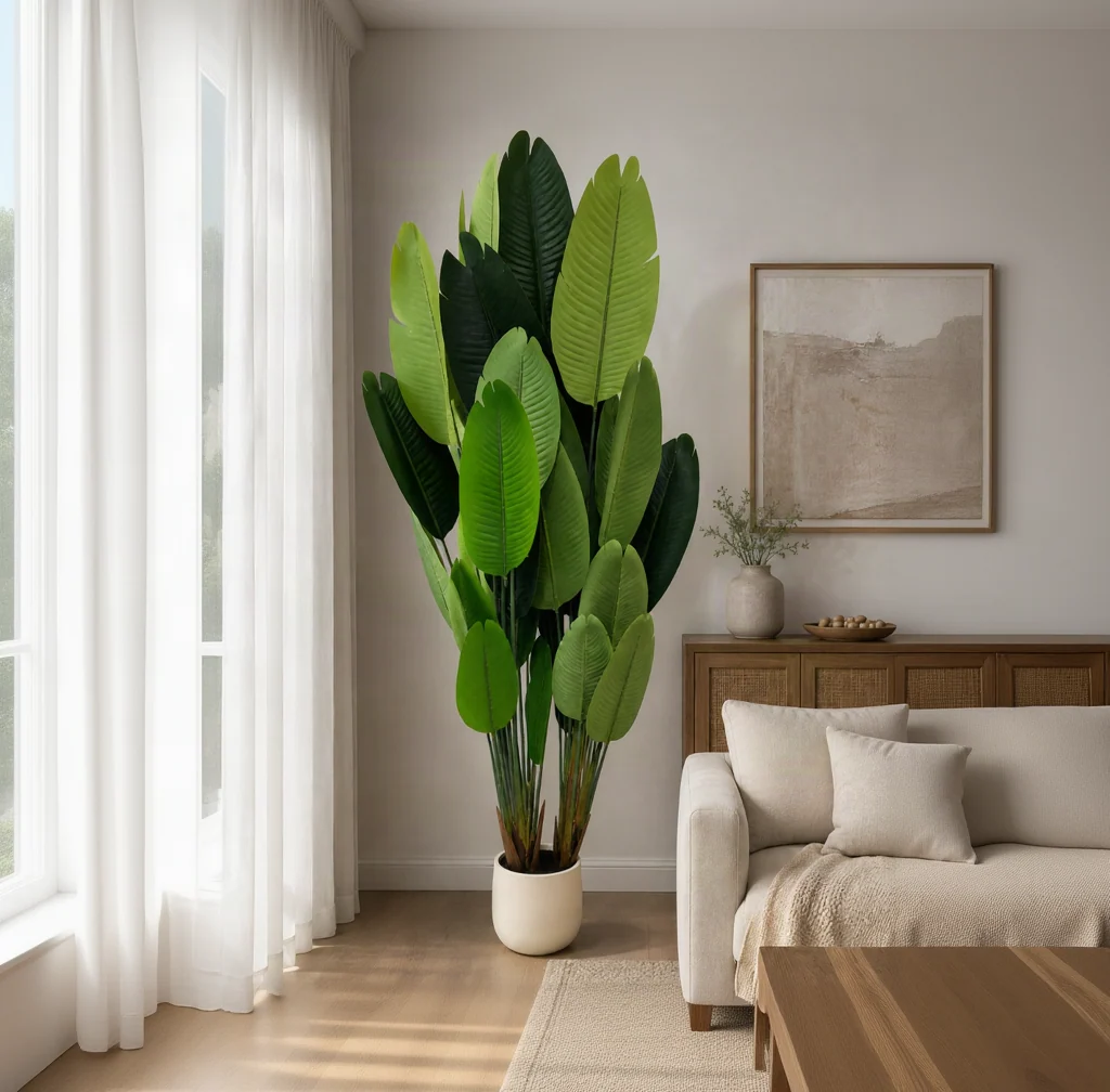 Elegant Faux Traveler’s Palm 94.49 H High-Quality