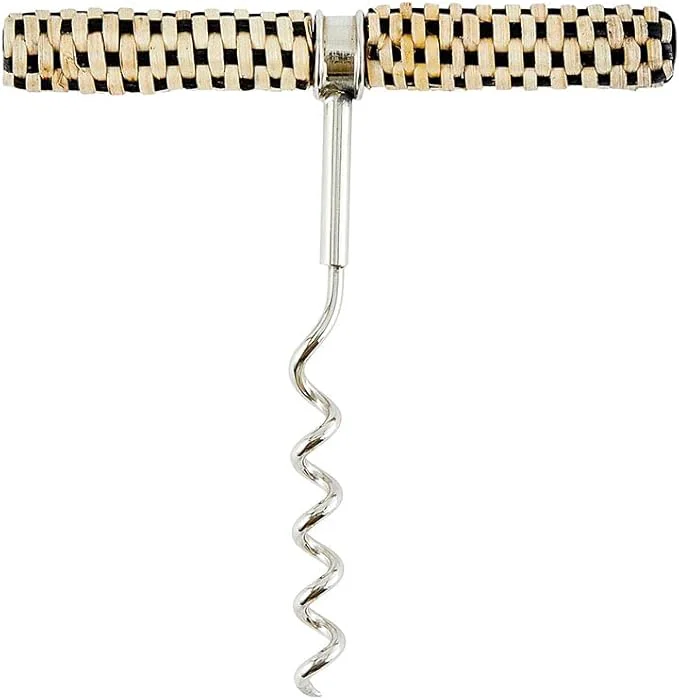 Smart Wicker Wine Bottle Opener Stainless Steel Corkscrew Consistent
