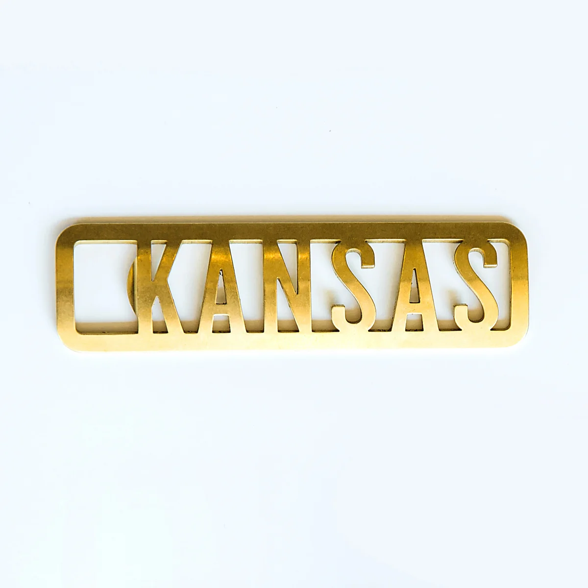 Excellent Kansas Brass Bottle Opener Reusable