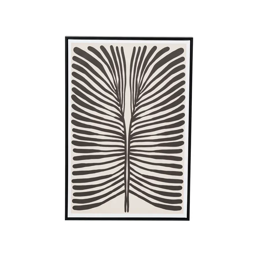 Easy-to-Use Framed Textured Paper Wall Décor w Abstract Image Crafted