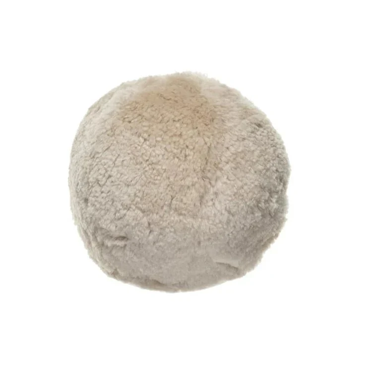 Artisan Sheepskin Orb Pillow Trendy