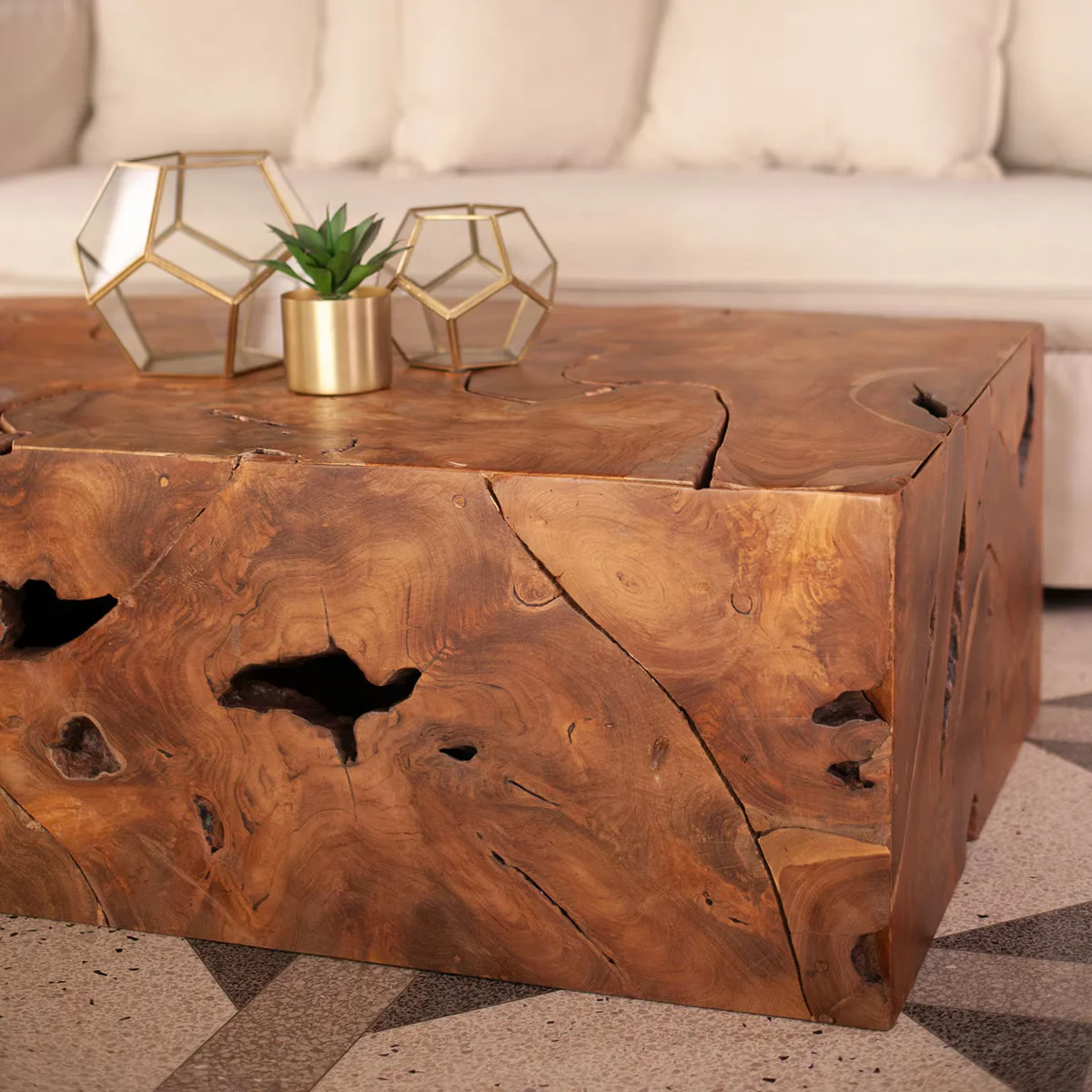 Sustainable Burl Organic Coffee Table Secure