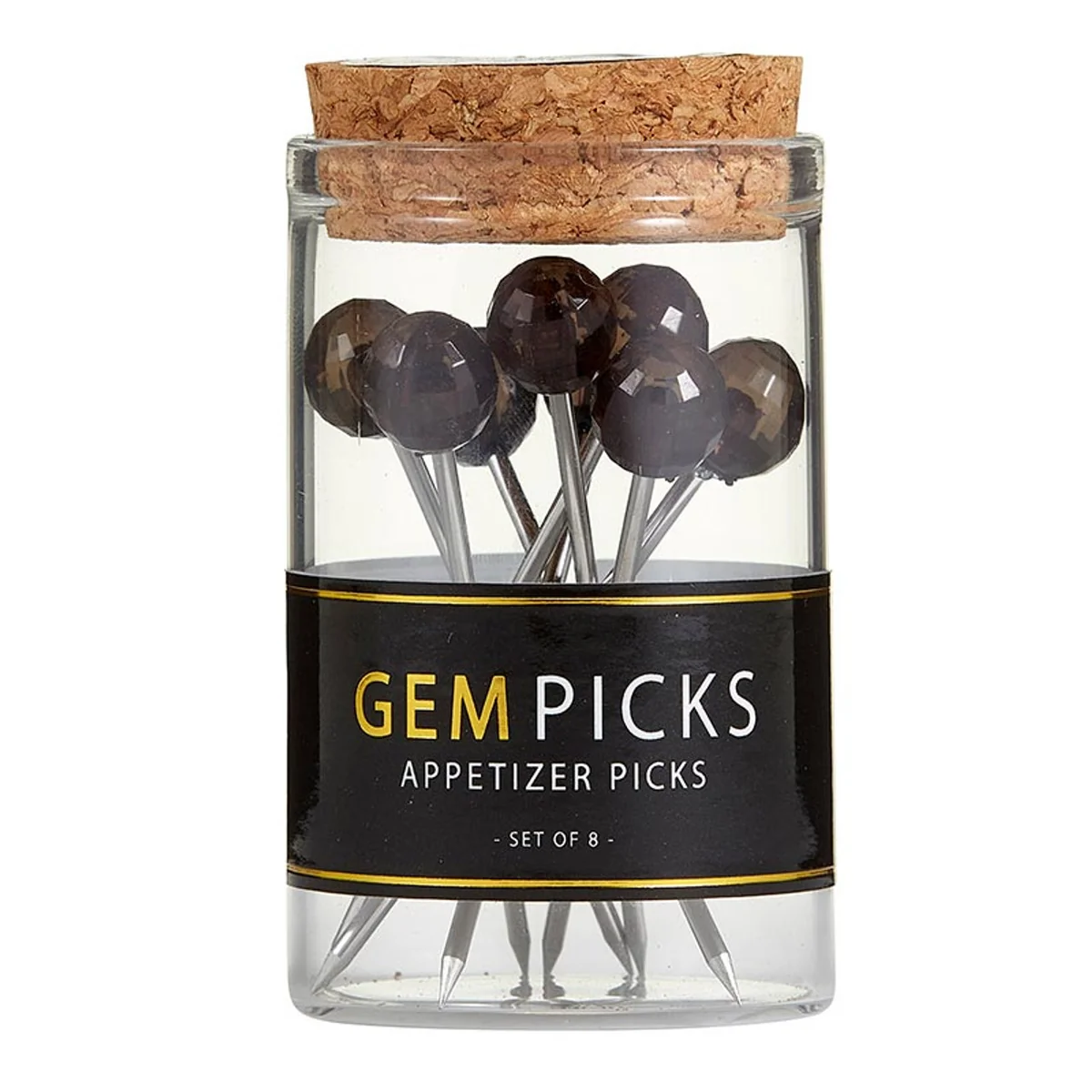 Comfortable Black Appetizer Picks High-Grade
