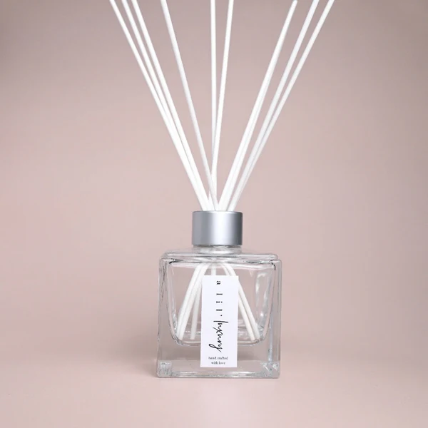 Minimalist Clear Square Reed Diffuser World-Class