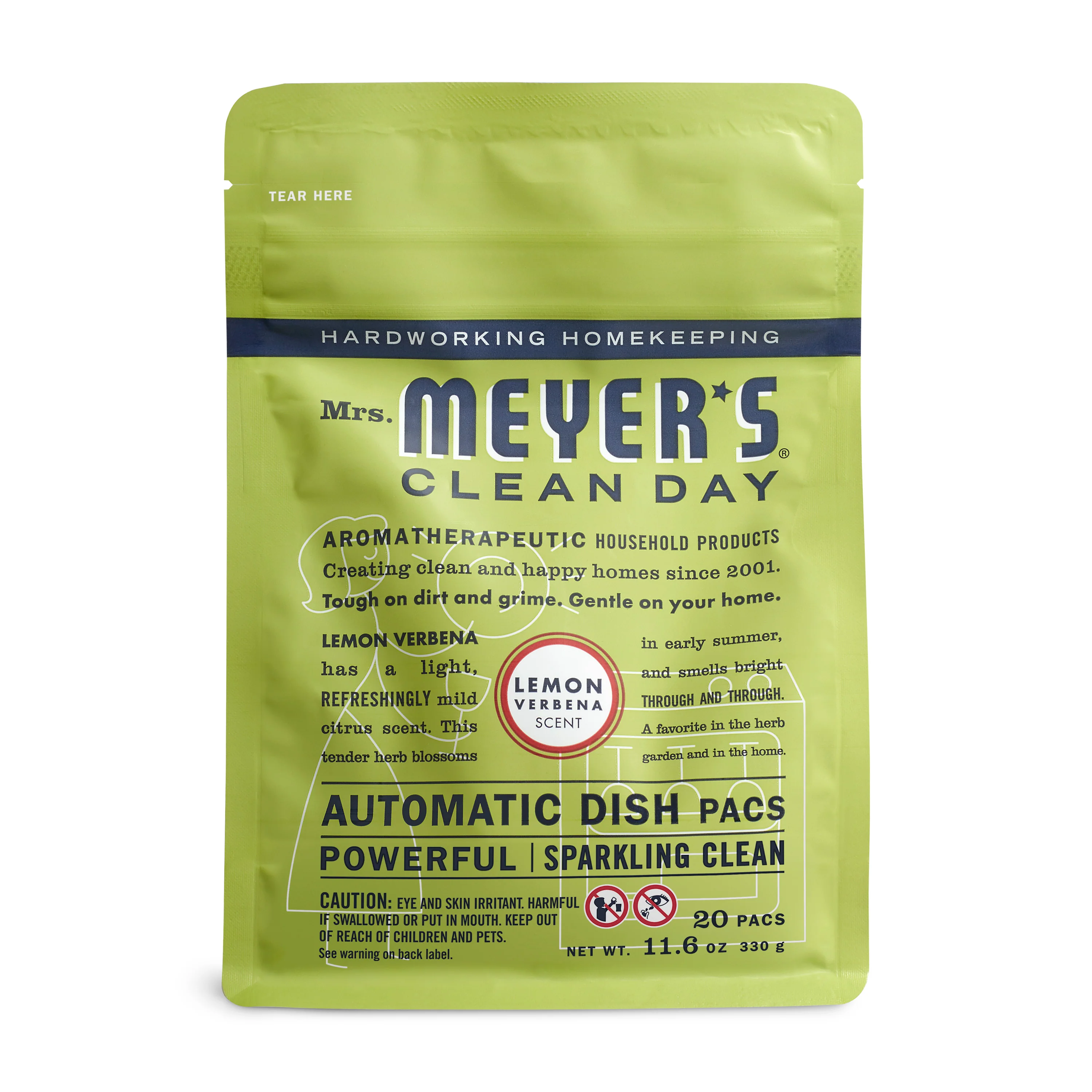 Environmentally Friendly Mrs. Meyer’s Automatic Dish Pacs Reusable