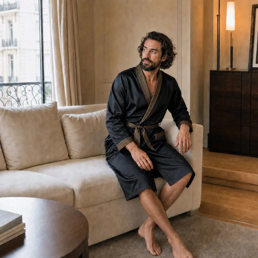 Durable Robe d Intérieur Homme Prestige – Maison Milaya Effective